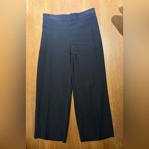 Ann Taylor Black Petite wide leg pants